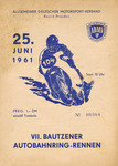 Programme cover of Bautzener Autobahnring, 25/06/1961