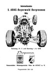 Programme cover of Bayerwald Hill Climb, 01/08/1976