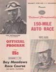 Programme cover of Bay Meadows, 11/11/1951