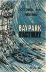 Programme cover of Baypark Raceway, 05/10/1968