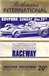 Programme cover of Baypark Raceway, 29/12/1968
