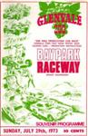 Programme cover of Baypark Raceway, 29/07/1973
