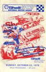 Programme cover of Baypark Raceway, 22/10/1978