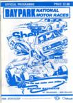 Programme cover of Baypark Raceway, 30/03/1986