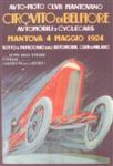 Programme cover of Belfiore, 04/05/1924