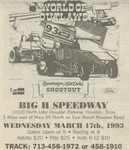 Flyer of Big H Motor Speedway, 17/03/1993
