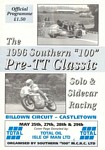Programme cover of Billown Circuit, 29/05/1996