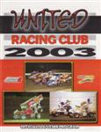 Programme cover of Outlaw Speedway, 06/09/2003