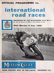 Programme cover of Blandford Circuit, 06/06/1960