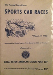 Programme cover of Boca Raton, 09/03/1958
