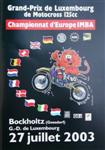 Programme cover of Bockholtz, 27/07/2003