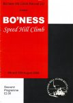 Programme cover of Bo'ness Hill Climb, 10/08/2008