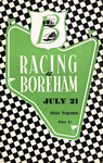 Programme cover of Boreham Racing Circuit, 21/07/1951