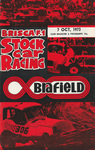 Programme cover of Brafield Stadium, 07/10/1973