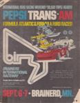 Programme cover of Brainerd International Raceway, 07/09/1975
