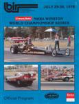 Programme cover of Brainerd International Raceway, 30/07/1978