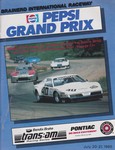 Programme cover of Brainerd International Raceway, 21/07/1985