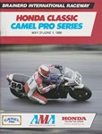 Programme cover of Brainerd International Raceway, 01/06/1986