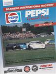 Programme cover of Brainerd International Raceway, 19/07/1987