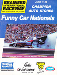 Programme cover of Brainerd International Raceway, 12/06/1988