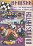 Programme cover of Brands Hatch Circuit, 25/10/2003