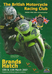 Programme cover of Brands Hatch Circuit, 11/03/2007