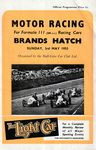 Programme cover of Brands Hatch Circuit, 03/05/1953