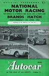 Programme cover of Brands Hatch Circuit, 07/06/1954
