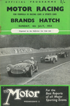Programme cover of Brands Hatch Circuit, 04/07/1954