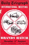 Programme cover of Brands Hatch Circuit, 02/08/1954