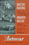 Programme cover of Brands Hatch Circuit, 10/07/1955