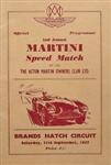 Programme cover of Brands Hatch Circuit, 21/09/1957