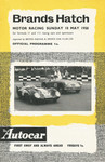 Programme cover of Brands Hatch Circuit, 18/05/1958