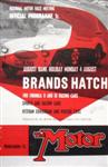 Programme cover of Brands Hatch Circuit, 04/08/1958
