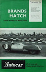 Programme cover of Brands Hatch Circuit, 30/03/1959