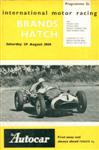 Programme cover of Brands Hatch Circuit, 29/08/1959