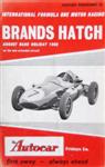Programme cover of Brands Hatch Circuit, 01/08/1960