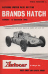 Programme cover of Brands Hatch Circuit, 16/10/1960