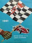 Programme cover of Brands Hatch Circuit, 07/05/1961
