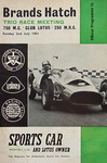 Programme cover of Brands Hatch Circuit, 02/07/1961