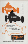 Programme cover of Brands Hatch Circuit, 01/10/1961