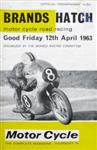 Programme cover of Brands Hatch Circuit, 12/04/1963