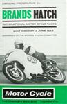 Programme cover of Brands Hatch Circuit, 03/06/1963