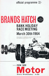 Programme cover of Brands Hatch Circuit, 30/03/1964
