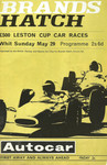 Programme cover of Brands Hatch Circuit, 29/05/1966