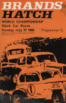 Programme cover of Brands Hatch Circuit, 31/07/1966