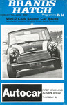 Programme cover of Brands Hatch Circuit, 11/06/1967