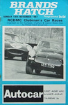 Programme cover of Brands Hatch Circuit, 19/11/1967