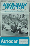 Programme cover of Brands Hatch Circuit, 21/01/1968