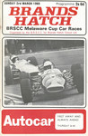 Programme cover of Brands Hatch Circuit, 03/03/1968